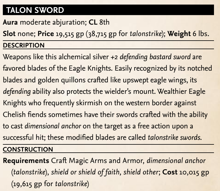 1395696281 9 FT0 Talonstrike Sword